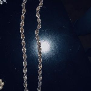 Thick rope chain gold never fades